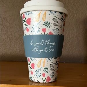 Travel Mug with Inspirational Quote